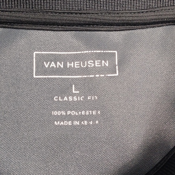 Van Heusen Classic Fit Men's Polo Shirt Size Large - Picture 2 of 8